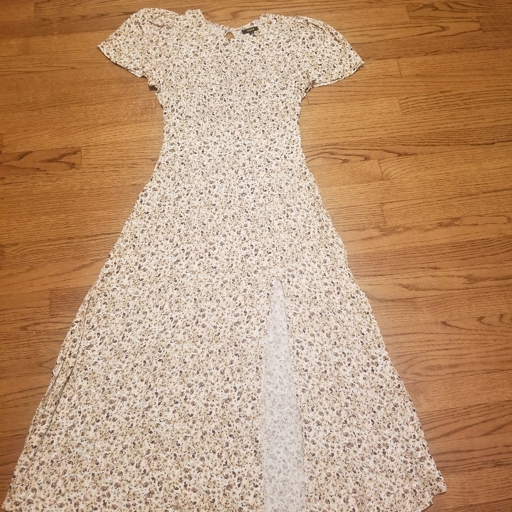 Afrm midi begine floral dress